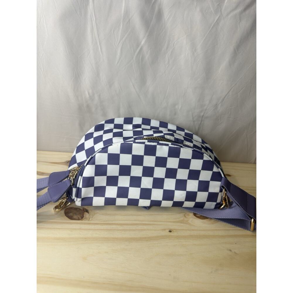 Crossbody Bags for Women Checkered Bum Bag Shoulder Bag Fanny Pack - Picture 6 of 14